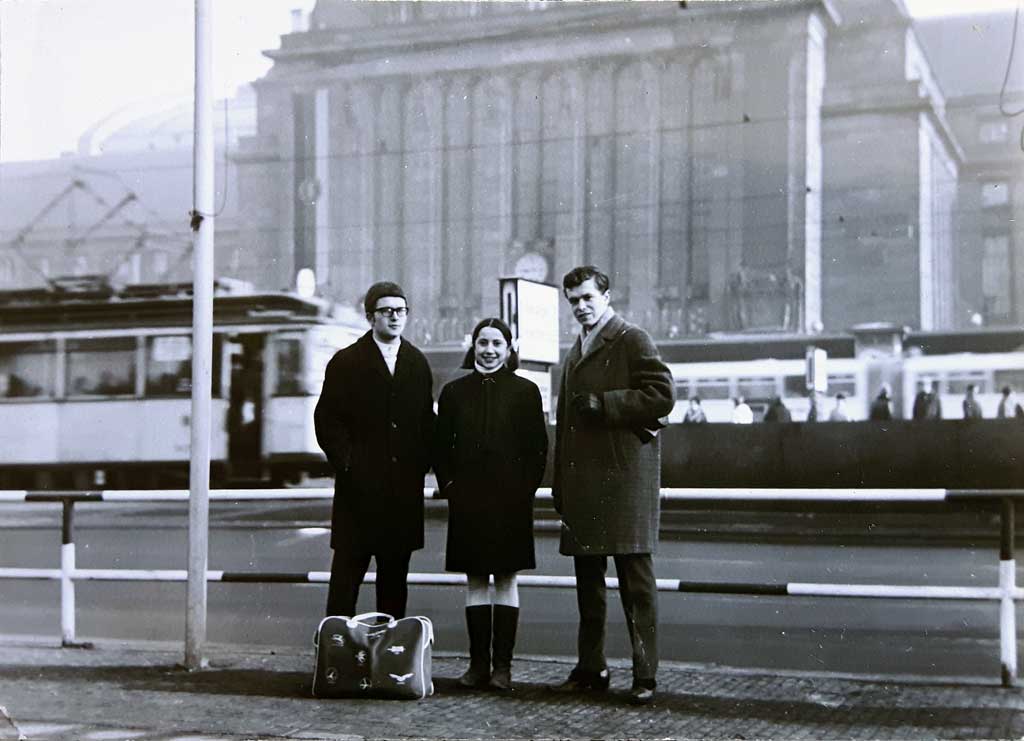 mit Sigrid und Peter Vacek aus Dečin zur Leipziger Messe 1968