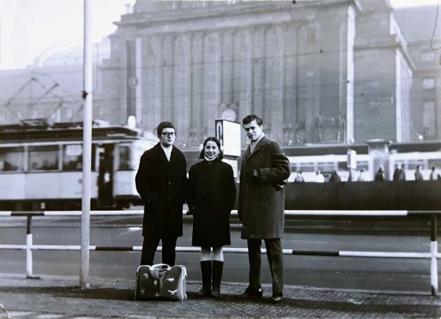 mit Peter Vacek aus Dečin mit Sigrid zur Leipziger Messe 1968