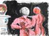 Mann und Frau im Mond