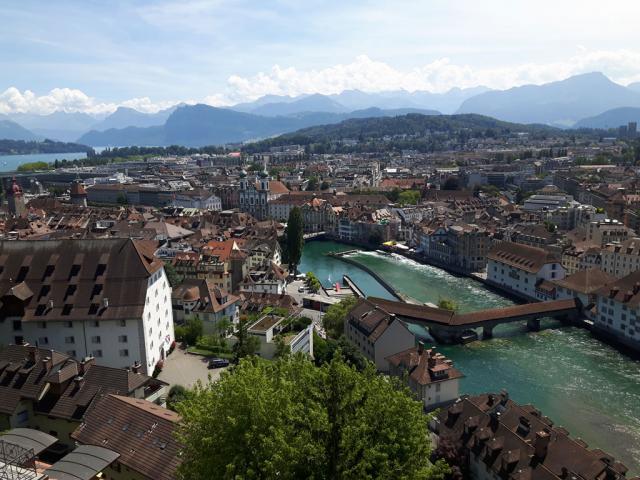 Luzern  auf die Reuss