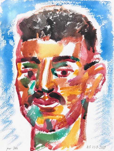 Ibo am Wildsee Aquarell