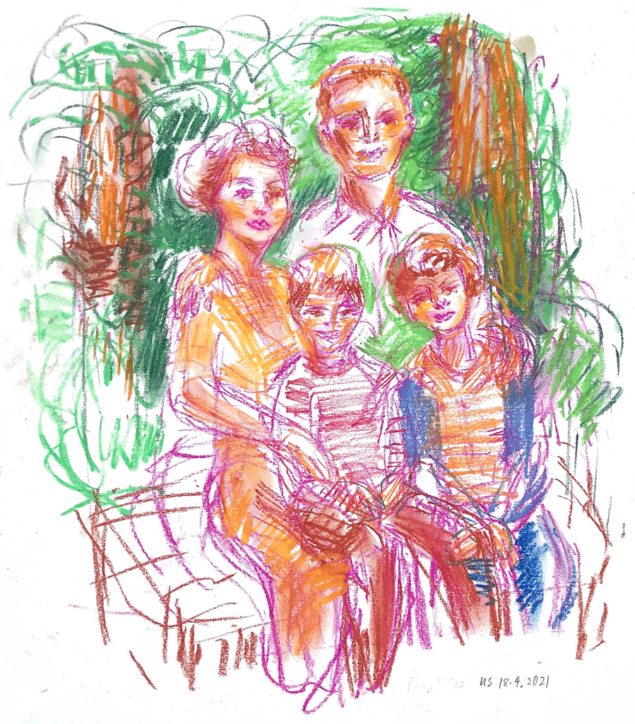 Familie Heiss Josef, Heidi, Bruno, Caroline Hotel Pragser Wildsee