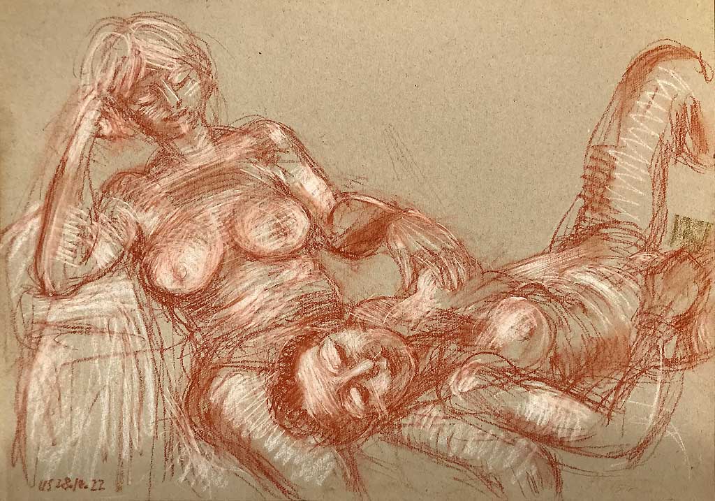 Aktstudie Umarmungen Abraços