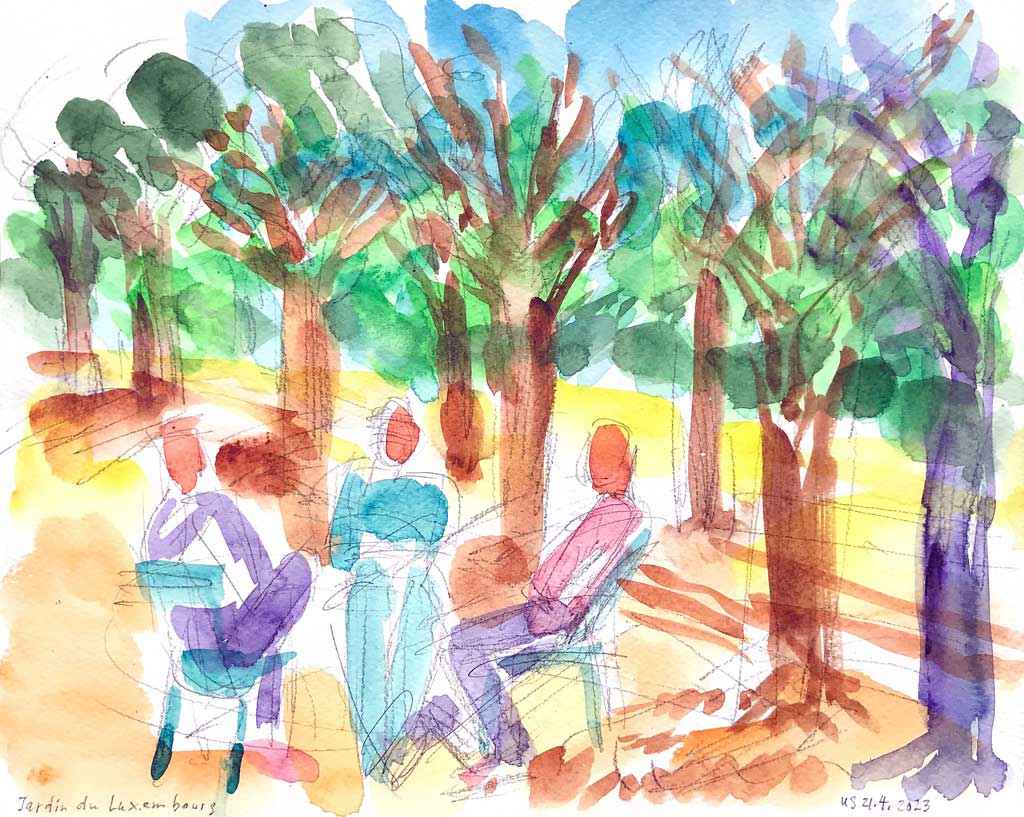 Rencontrer au Jardin du Luxembourg Paris