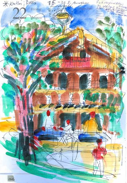 Pleinair in Kreuth Eroeffnung Bierschneider
