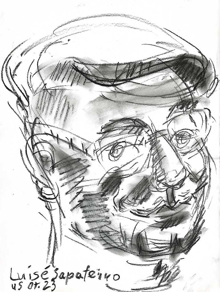 Luis é sapateiro em Quarteira