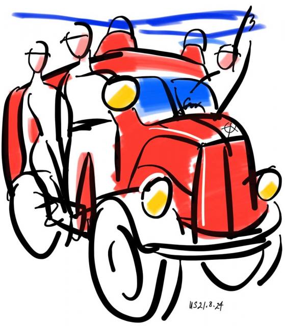 Mercedes Benz Feuerwehrauto