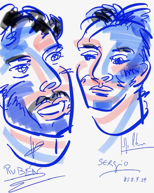 blau Ruben y Sergio Cáceres