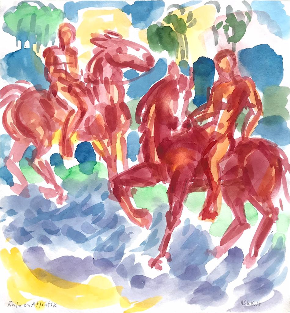 Reiter am Atlantik aus der Serie mit Franz und August