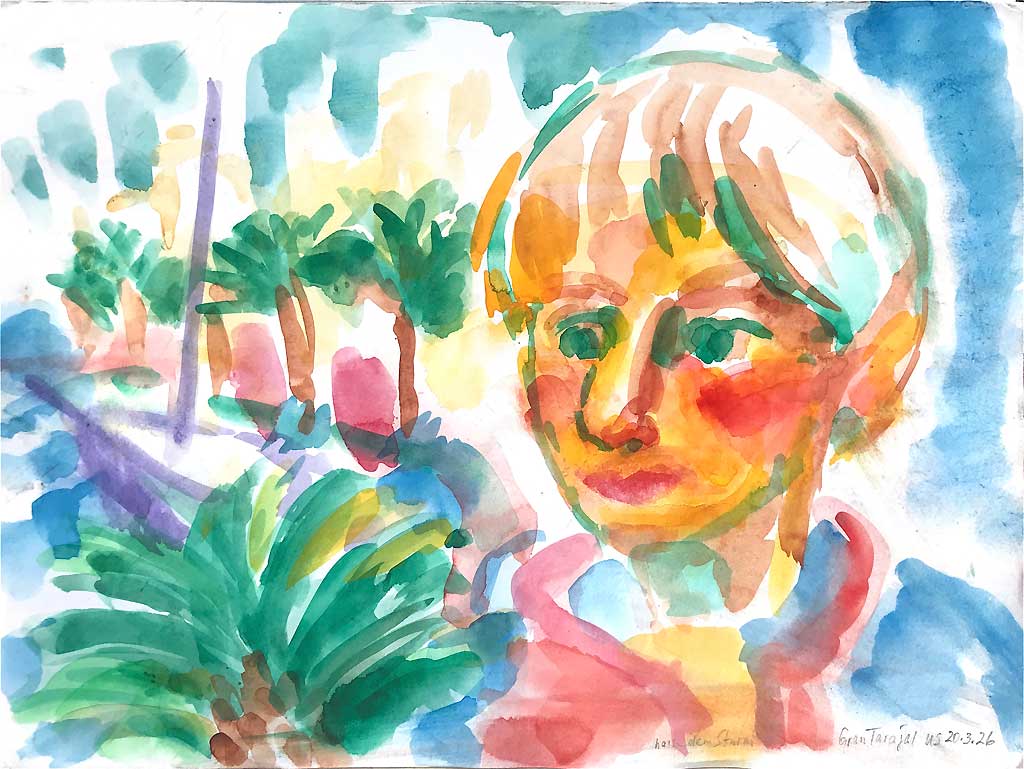 im Sturm in Fuerteventura