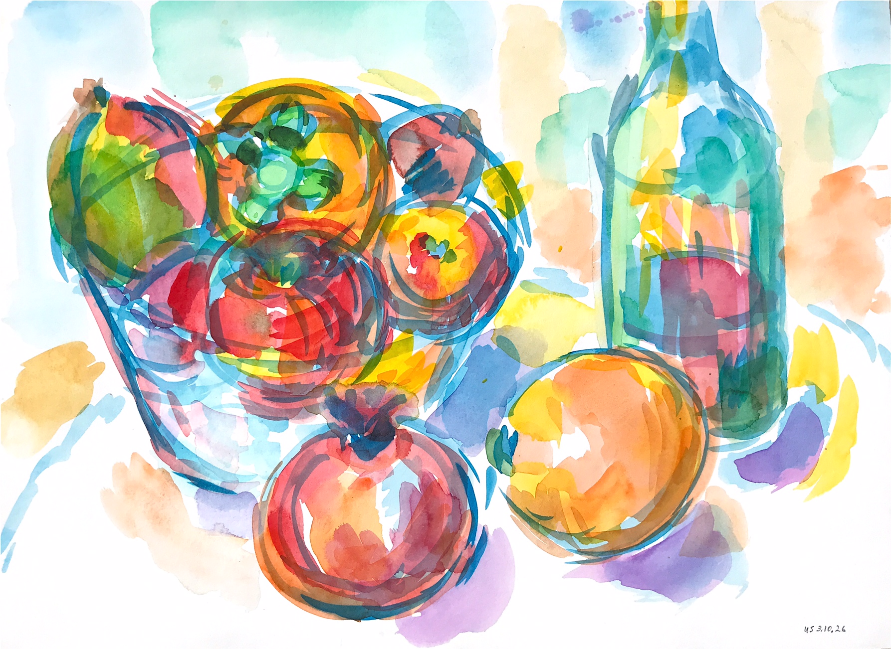 Stilleben mit Fruechten