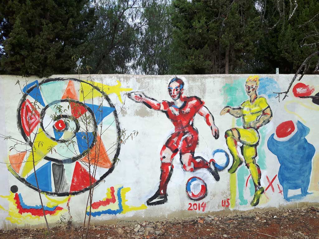 Murals Futebolistas Gluecksspieler