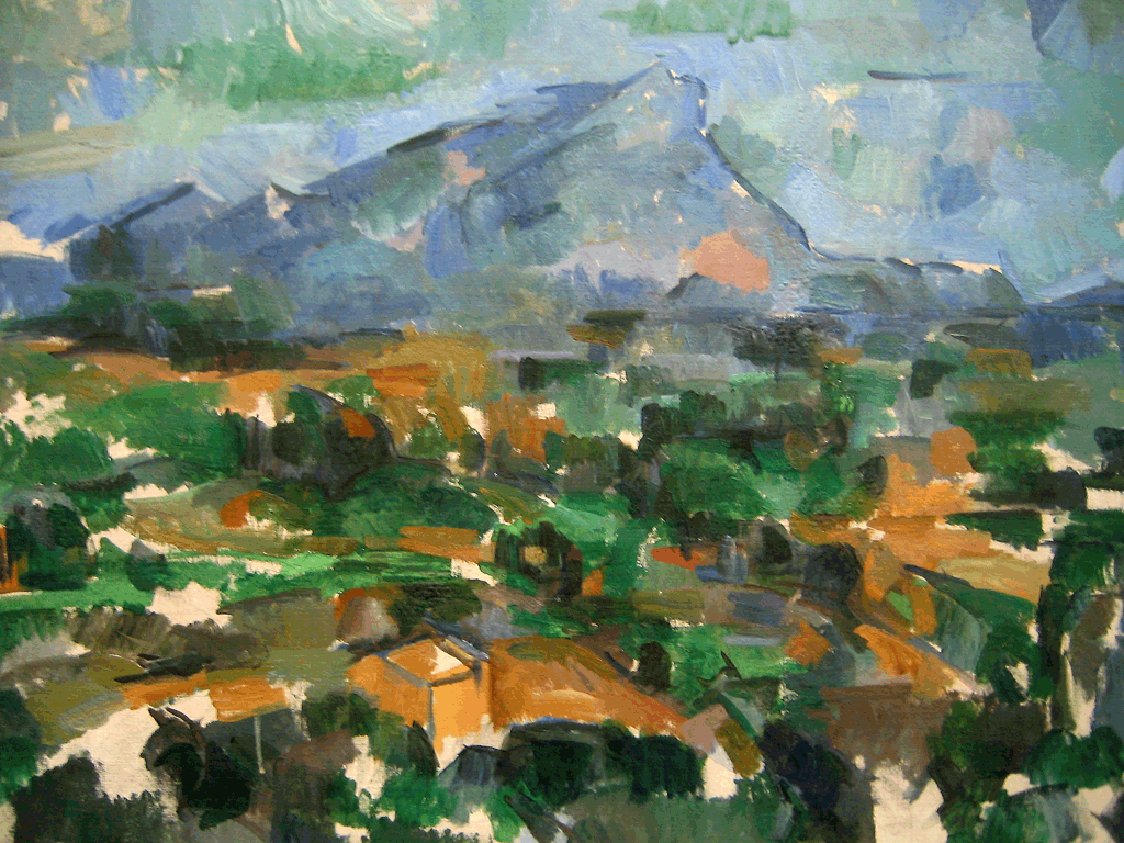 Paul Cezanne am Mt. Saint Victoire