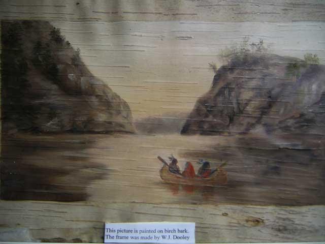 birch bark painting